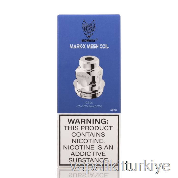 Vape Elektronik Sigara Snowwolf Mark-x Yedek Bobinler 0.3ohm Bobinler